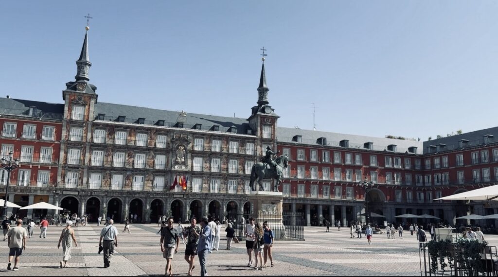 La plaza Major à Madrid