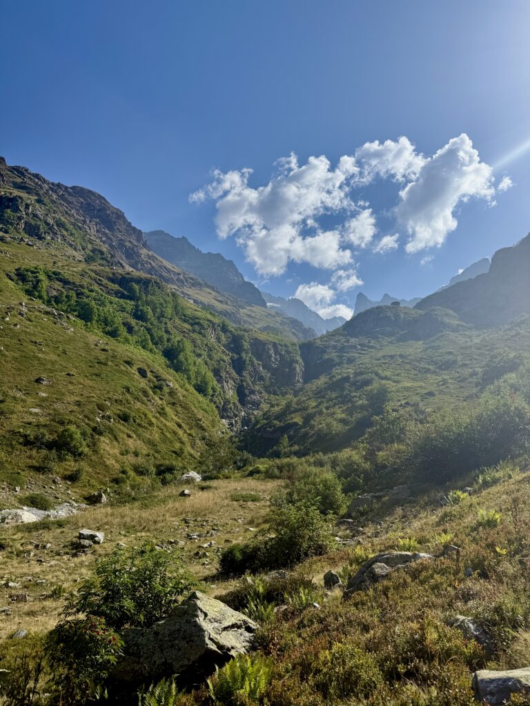 Redescente sur Gioberney