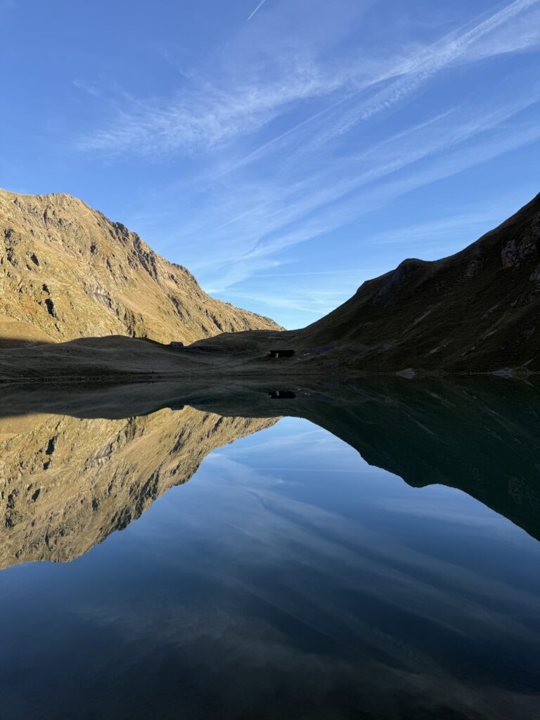 Reflets dans le lac de la Muzelle